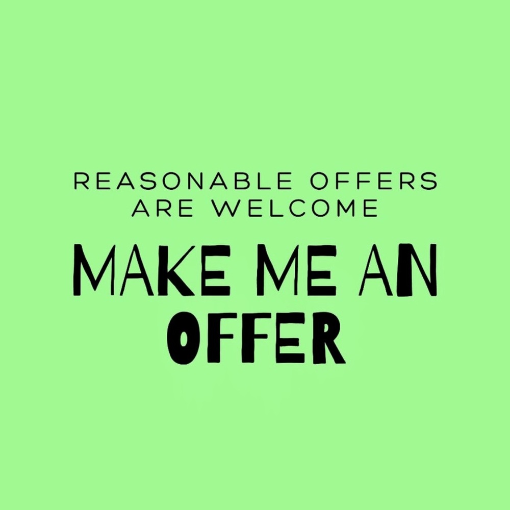 See something you like but not‎ the right price? Make me a offer.